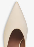 DUNE CUBE THONG MULES IN SATIN