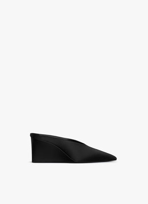 ALAIA  New Silk Wedge Shoes: Elegant, Comfortable & Versatile black