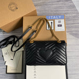 GG Marmont large Shoulder Bag 443497 Black