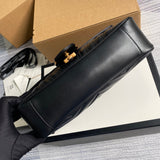 GG Marmont large Shoulder Bag 443497 Black