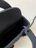 Mini Lady Bag Black Ultramatte Cannage Calfskin