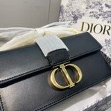 30 Montaigne Calfskin Clutch Chain Bag M9206