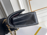 Classic Flap Medium Medium Size Black 1112