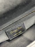 Lady Handbag Black Embossed Diamond Pattern 0538