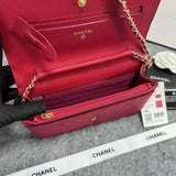Calfskin Mini Flap Bag A91586