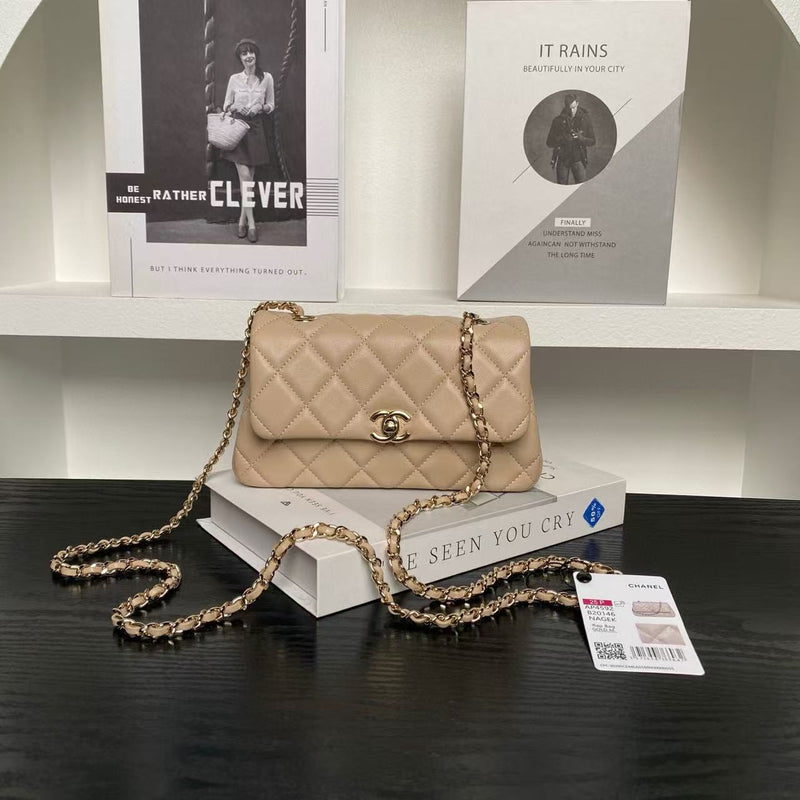 25S CF medium - sized mobile phone bag in beige