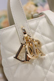 Small-sized Toujours Vertical Handbag White