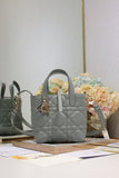 Small-sized Toujours Vertical Handbag Gray