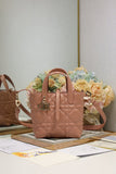 Small Toujours Vertical Tote Bag Dark Pink