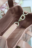 Small Toujours Vertical Tote Bag Dark Pink