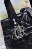 Small-sized Toujours Vertical Handbag Waxed Black