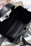 Small-sized Toujours Vertical Handbag Waxed Black