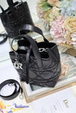 Small-sized Toujours Vertical Handbag Waxed Black