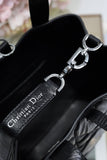 Small-sized Toujours Vertical Handbag Waxed Black