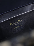 Small-sized Toujours Vertical Handbag Blue D Fabric