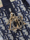 Small-sized Toujours Vertical Handbag Blue D Fabric