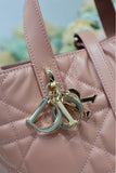 Medium-sized Toujours Vertical Handbag Dark Pink