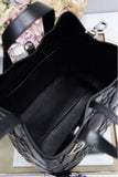 Medium-sized Toujours Vertical Handbag Waxed Black