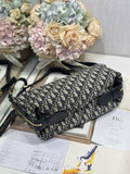 Medium-sized D-Journey Handbag Monogram with Leather Trim