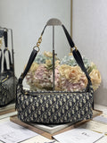 Medium-sized D-Journey Handbag Monogram with Leather Trim