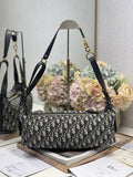 Medium-sized D-Journey Handbag Monogram with Leather Trim