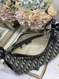 Medium-sized D-Journey Handbag Monogram with Leather Trim