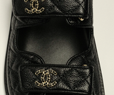 Sandals Grained Calfskin  Black