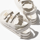 Sandals Shiny Lambskin Ivory