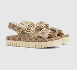Women's sandal with Double G