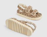 Women's sandal with Double G