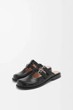 Cowhide Campo Mary Jane Mules