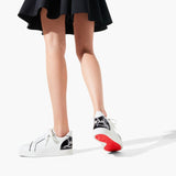 Low-top sneakers Calf leather Black Women