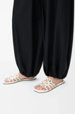 Soft cowhide leather Petal Anagram sandals