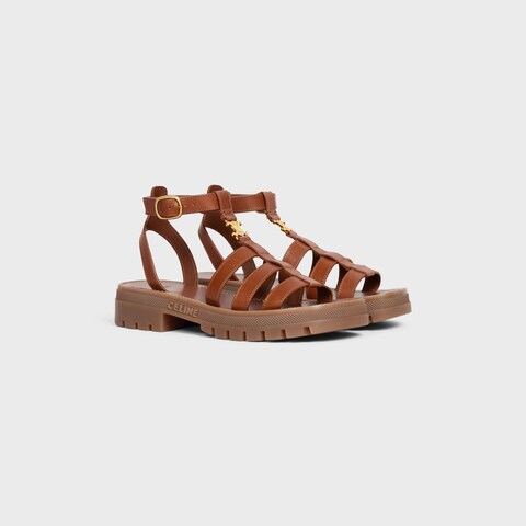 CLEA TRIOMPHE GLADIATOR SANDAL in CALFSKIN