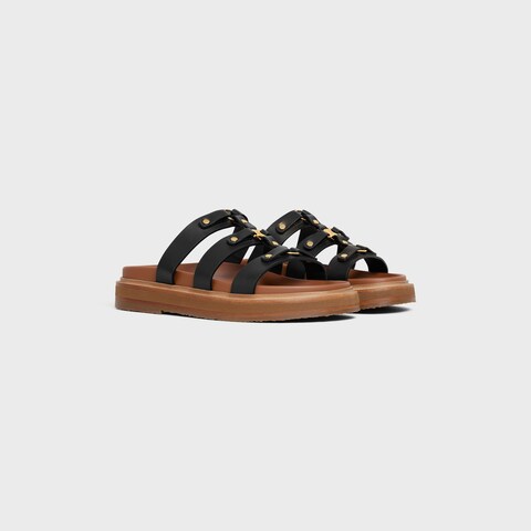 CALFSKIN SLIP-ON SLIPPERS