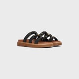 CALFSKIN SLIP-ON SLIPPERS