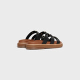 CALFSKIN SLIP-ON SLIPPERS