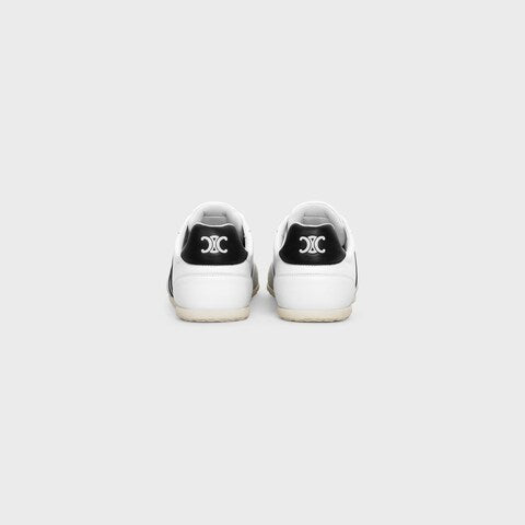 JOGGER LOW LACE-UP SNEAKER in CALFSKIN & SUEDE CALFSKIN