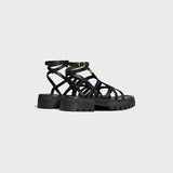 CLEA TRIOMPHE STRAPPY SANDAL IN CALFSKIN - VEGETAL TANNING