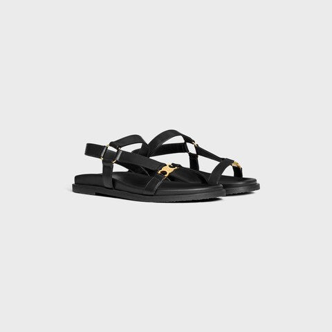 MAUD SANDAL WITH TRIOMPHE IN CALFSKIN