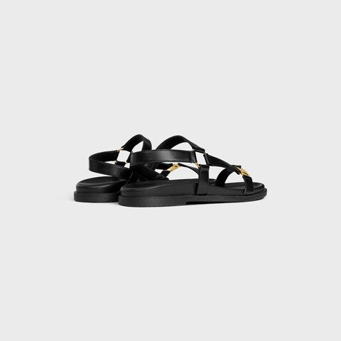 MAUD SANDAL WITH TRIOMPHE IN CALFSKIN