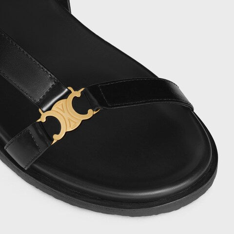 MAUD SANDAL WITH TRIOMPHE IN CALFSKIN