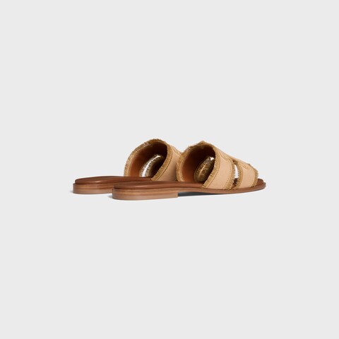 MARINA FRINGED MULE IN COTTON