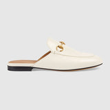 Male Women's Princetown slipper White leather