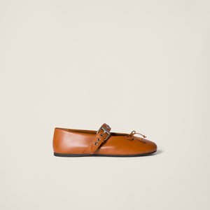 Leather ballerinas