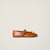 Leather ballerinas