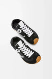 Nylon and cowhide leather Ballet Runner 2.0 Women's sneakers