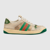 Male Women's Screener sneaker dark brown Original GG canvas