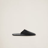Leather slippers