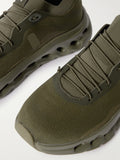 Cloudtilt stretch recycled-knit sneakers green